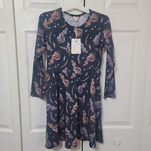 NEW Walkiddy Heide Long Sleeved Skater Dress  Size 140